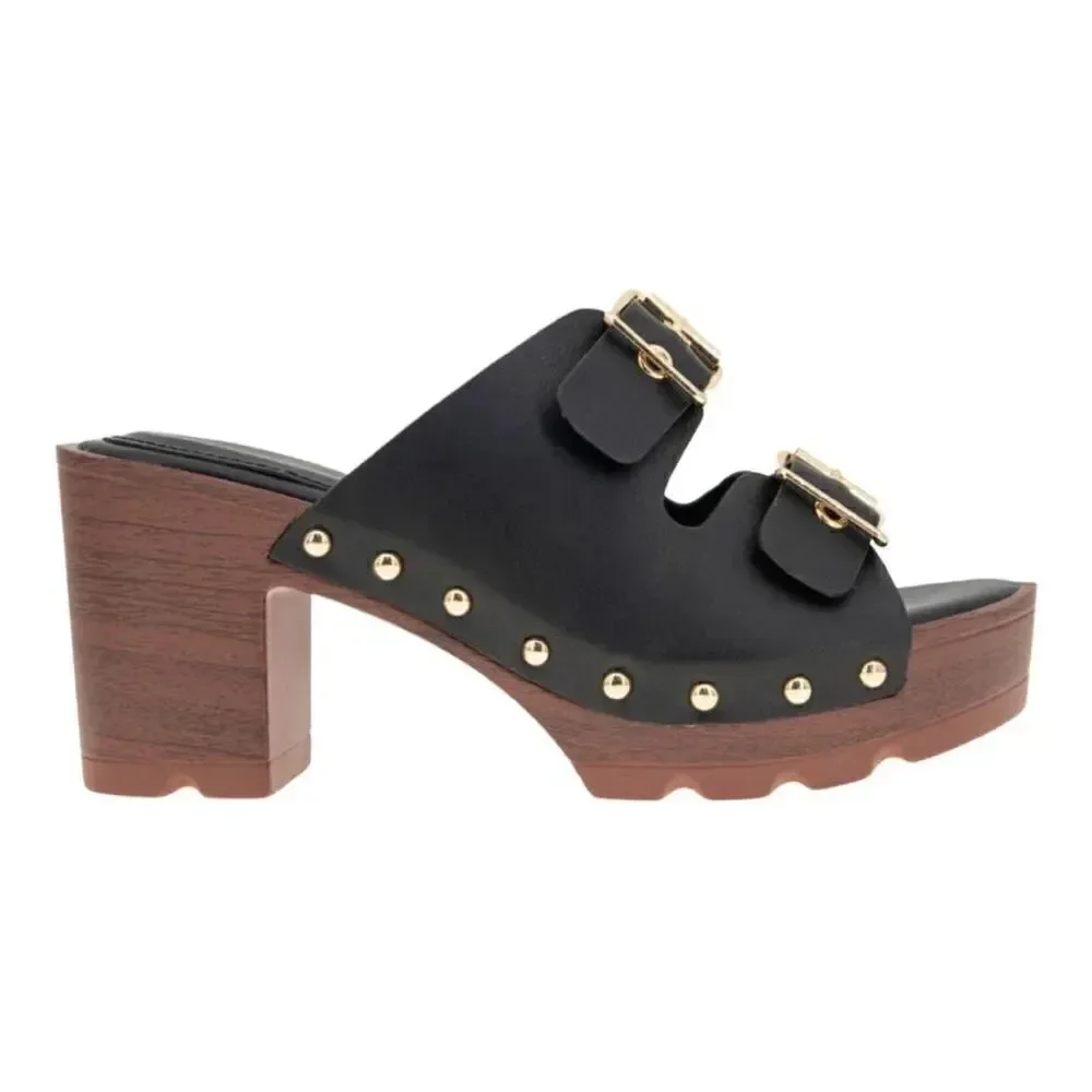 BCBGeneration Women’s Yolanda Peep Toe Clogs in the Size 9